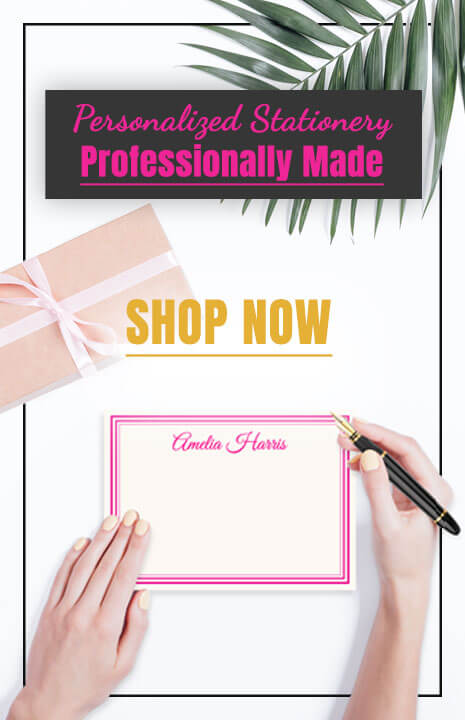 Click here to shop for personalized stationery items